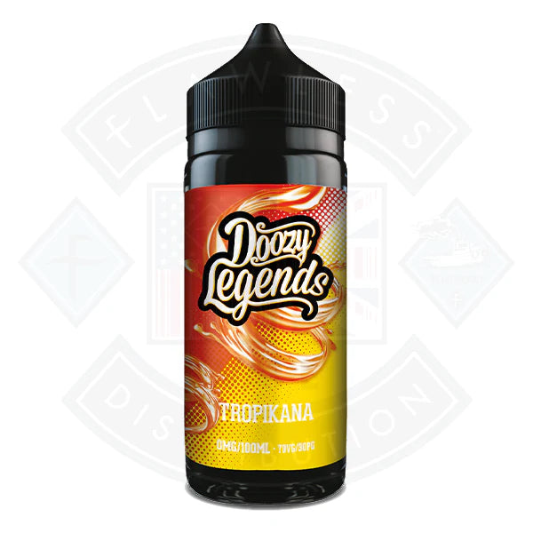 Buy Doozy Vape Legends-Tropikana 0mg 100ml Shortfill