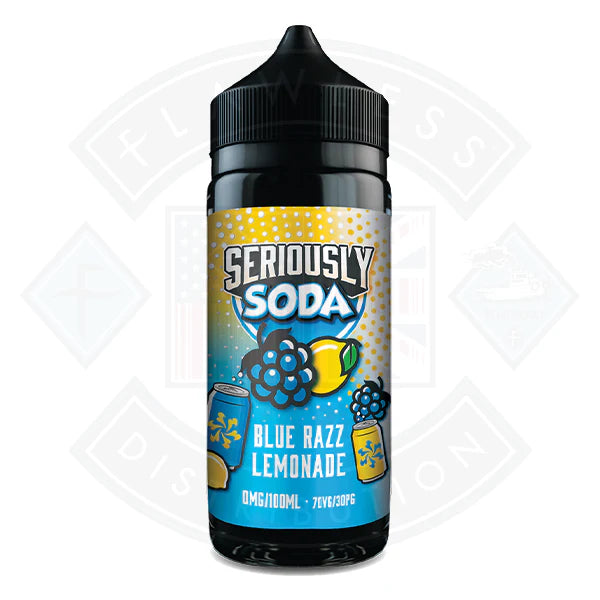 Buy Doozy Vape Seriously Soda- Blue Razz Lemonade 0mg 100ml Shortfill