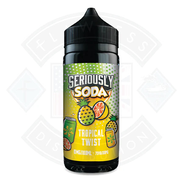 Buy Doozy Vape Seriously Soda-Tropical Twist 0mg 100ml Shortfill