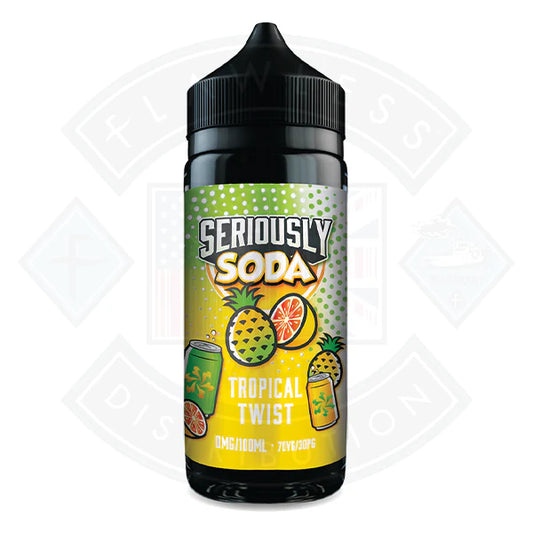 Buy Doozy Vape Seriously Soda-Tropical Twist 0mg 100ml Shortfill