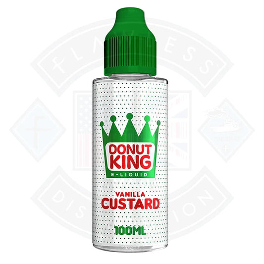 Buy Donut King - Vanilla Custard 0mg 100ml Shortfill