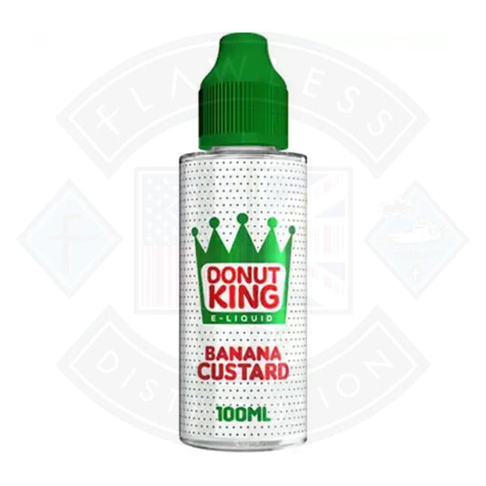 Buy Donut King - Banana Custard 0mg 100ml Shortfill