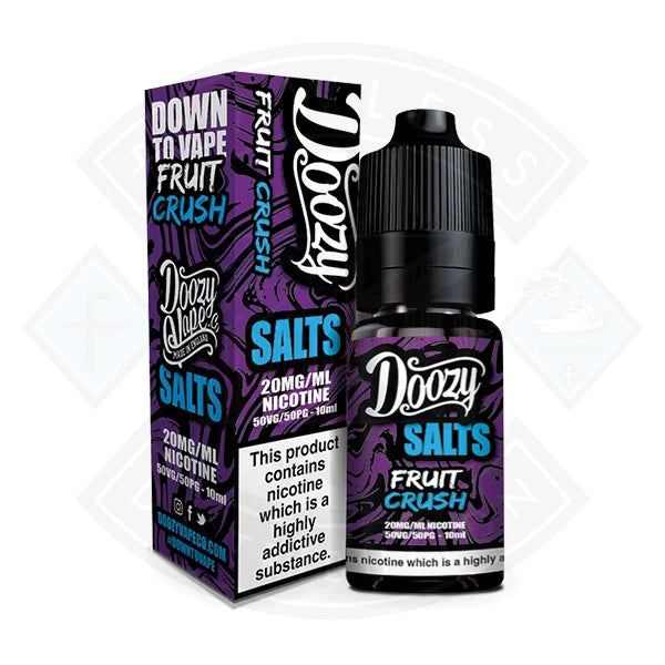 Buy Doozy Vape Salts Fruit Crush (Vimto Crush) 50/50 10ml e-liquid