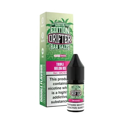 Buy Drifter Bar Salts Exotic Edition Nic Salt 10ml Box of 5 Triple Melon Ice