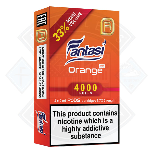 Buy Fantasi NanoStix Pods - Orange Ice 4000puff 1.7%/ 4pack