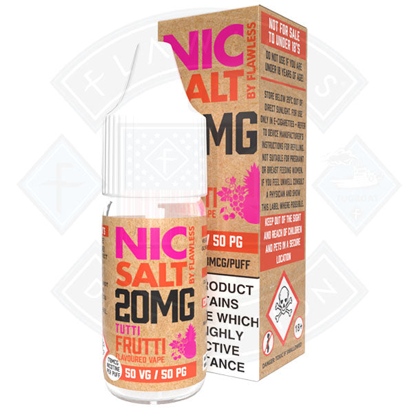Buy Nic Salt - Tutti Frutti 10ml By Flawless