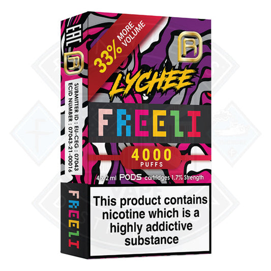 Buy Freeze NanoStix Pods- Lychee 4000puff 1.7%/ 4pack