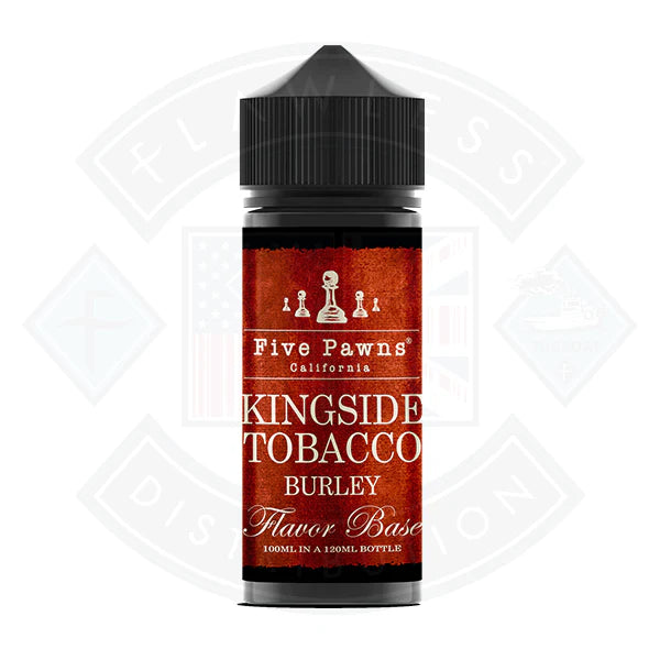 Buy Five Pawns - Kingside Tobacco Burley 0mg 100ml Shortfill
