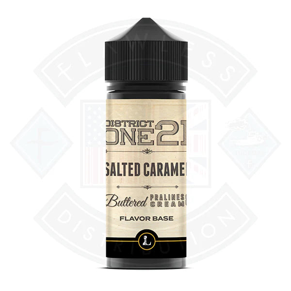 Buy Five Pawns - The Legacy Collection District One21 - Salted Caramel 0mg 100ml Shortfill