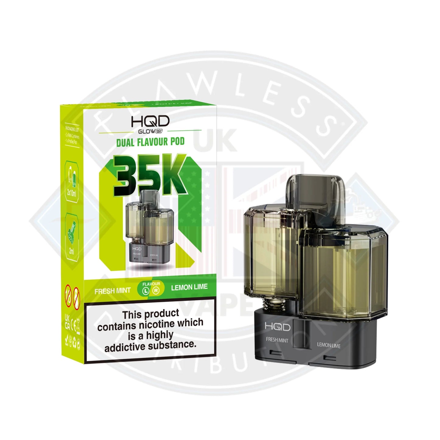 Buy HQD Glow Air 35K Refill Pods