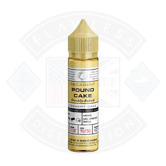 Buy Glas Basix Series Decadent Pound Cake 0mg 50ml E Liquid