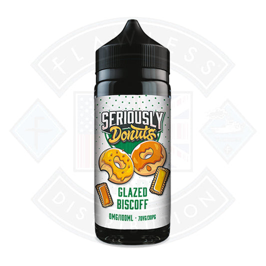 Buy Doozy Vape Seriously Donuts Glazed Biscuit 0mg 100ml Shortfill