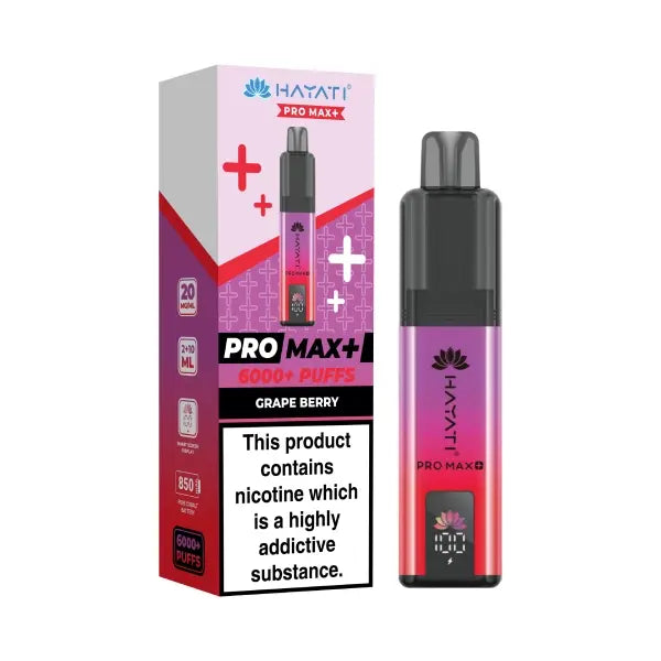 Buy Hayati Pro Max Plus 6000 Prefilled Vape Box of 5
