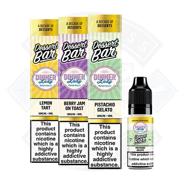 Buy Dinner Lady - Desserts Bar Salts 10ml (10mg)