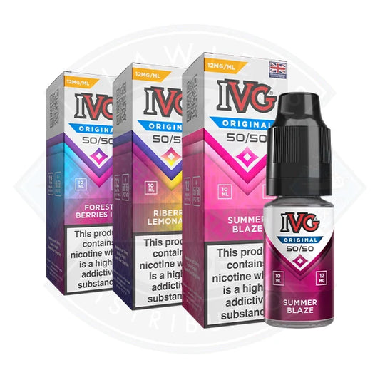 Buy IVG 50/50 Original E-liquid 10ml (12mg)