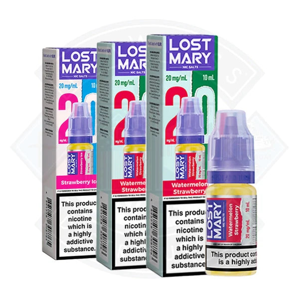 Buy LOST MARY (20mg) Nic Salts E-Liquid 10ml