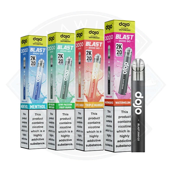 Buy Vaporesso Dojo Blast 2000 GO Transparent Prefilled Vape Kit