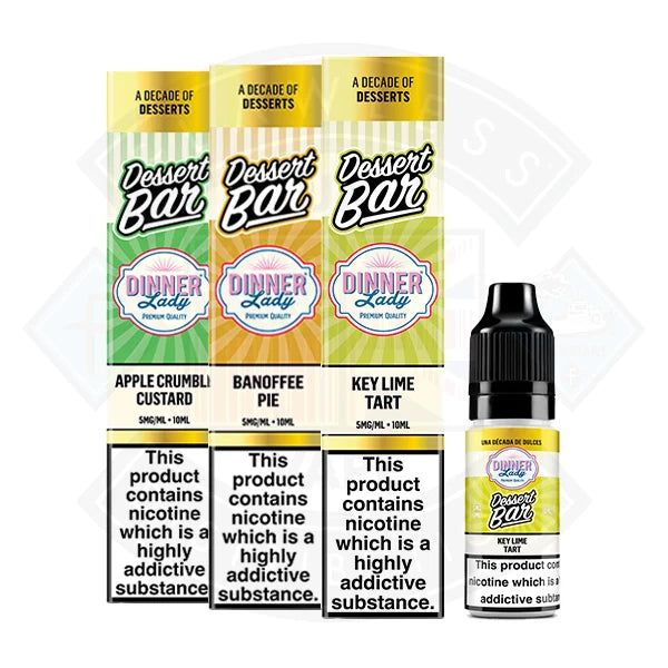 Buy Dinner Lady - Desserts Bar Salts 10ml (5mg)