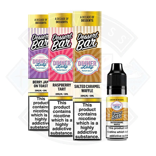 Buy Dinner Lady - Desserts Bar Salts 10ml (20mg)