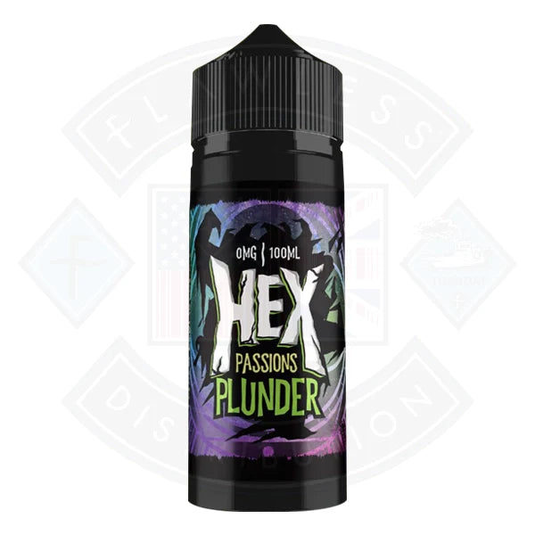 Buy Hex Passions Plunder 0mg 100ml Shortfill