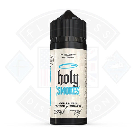 Buy Holy Smokes- Vanilla Milk Kentucky Tobacco 0mg 100ml Shortfill