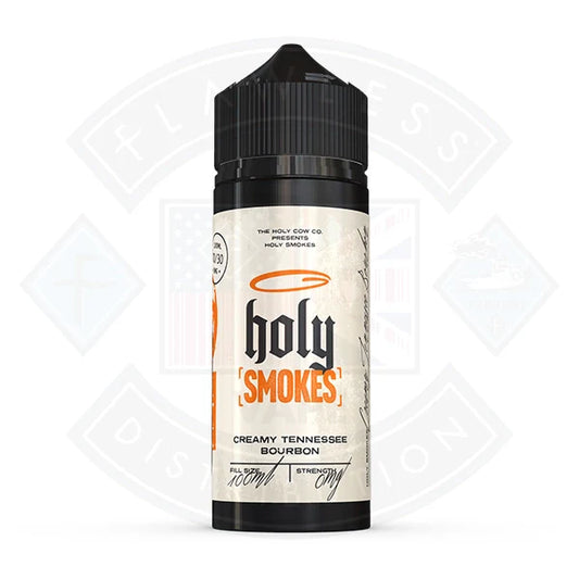 Buy Holy Smokes- Creamy Tennessee Bourbon 0mg 100ml Shortfill