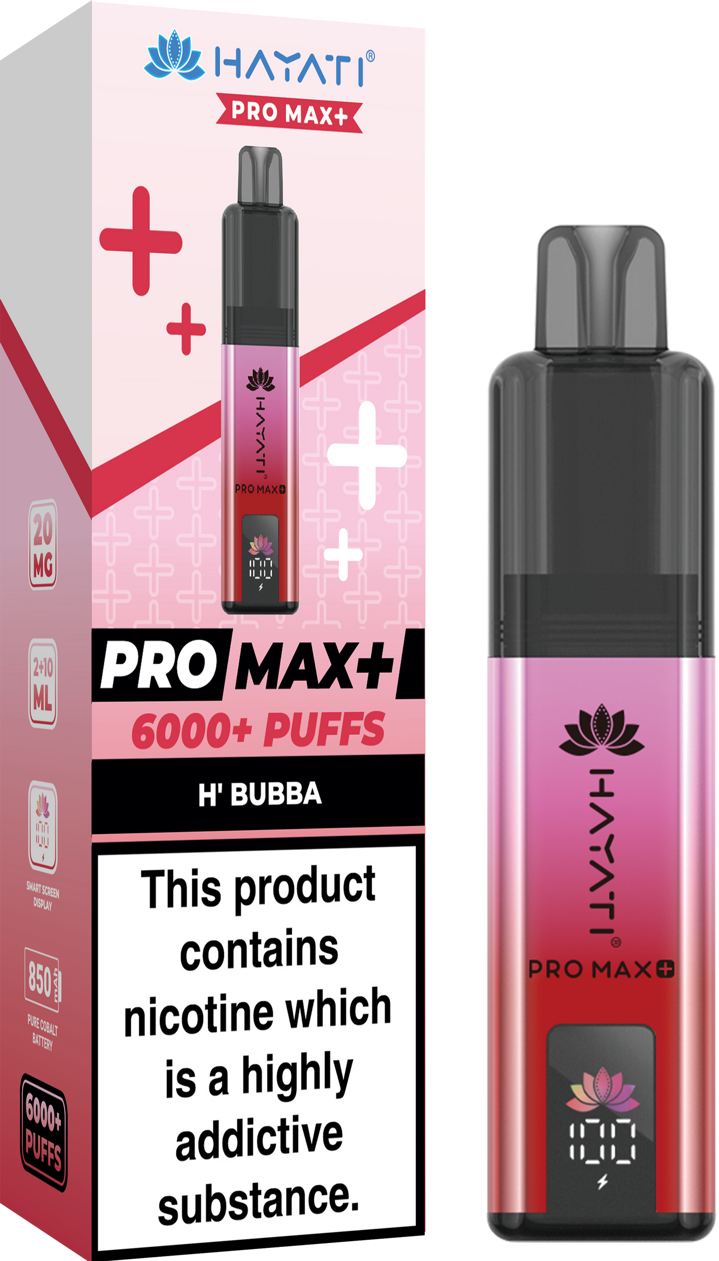 Hayati Pro Max Plus 6000 Prefilled Vape Box of 5