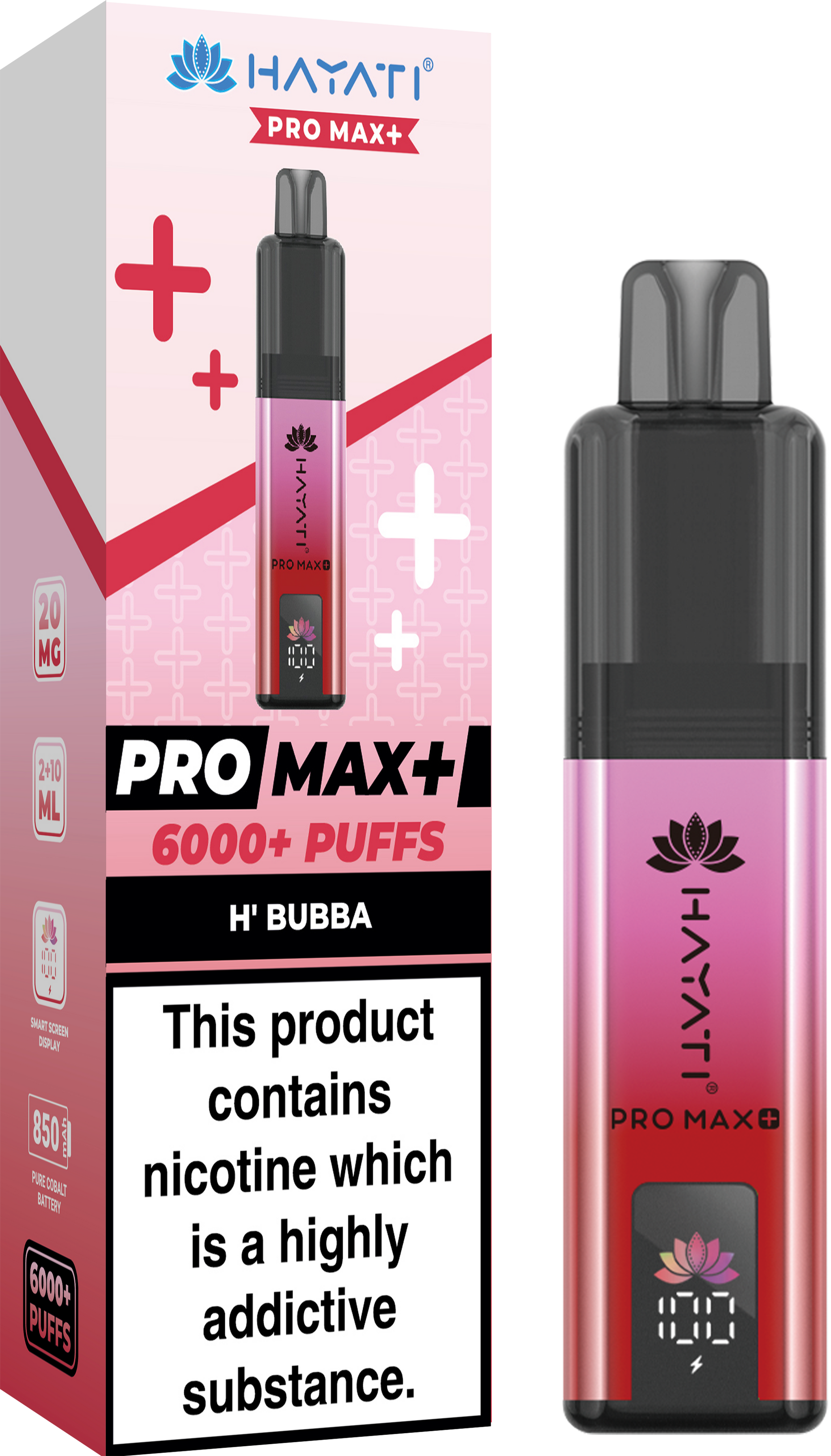 Hayati Pro Max Plus 6000 Prefilled Vape Box of 5