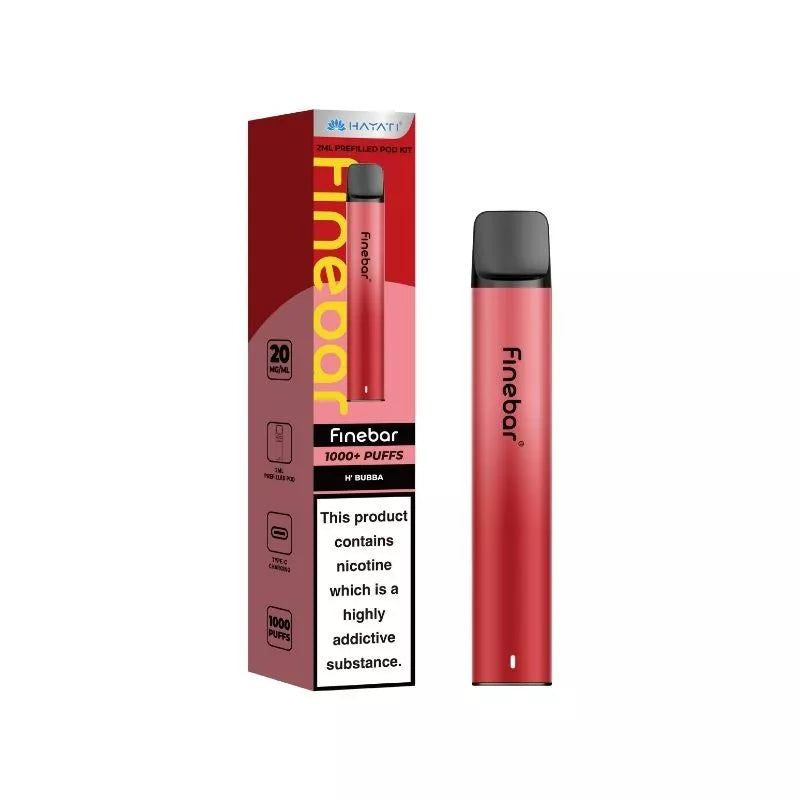 Buy Hayati Finebar 1000 Prefilled Pod Kit Box of 10a H' Bubba