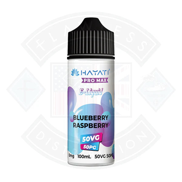 Buy Hayati Pro Max 50/50 - Blueberry Raspberry 0mg 100ml Shortfill