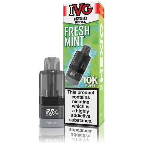 Buy IVG Nexio 10k Refill Pods Box of 5 Fresh Mint