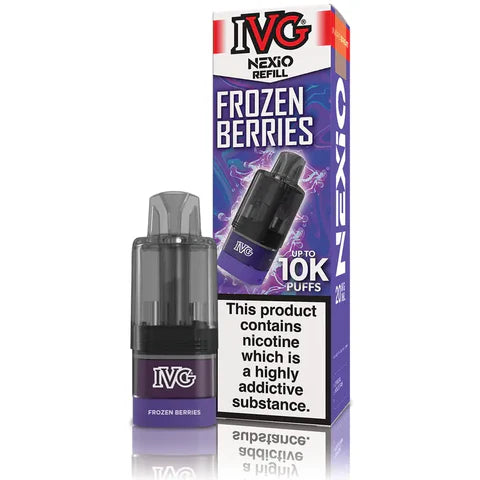 Buy IVG Nexio 10k Refill Pods Box of 5 Frozen Berries