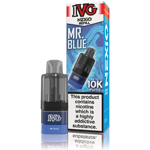 Buy IVG Nexio 10k Refill Pods Box of 5 Mr Blue