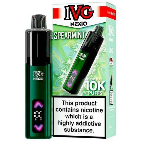 Buy IVG Nexio 10k Pod Vape Kit Box of 5 Spearmint