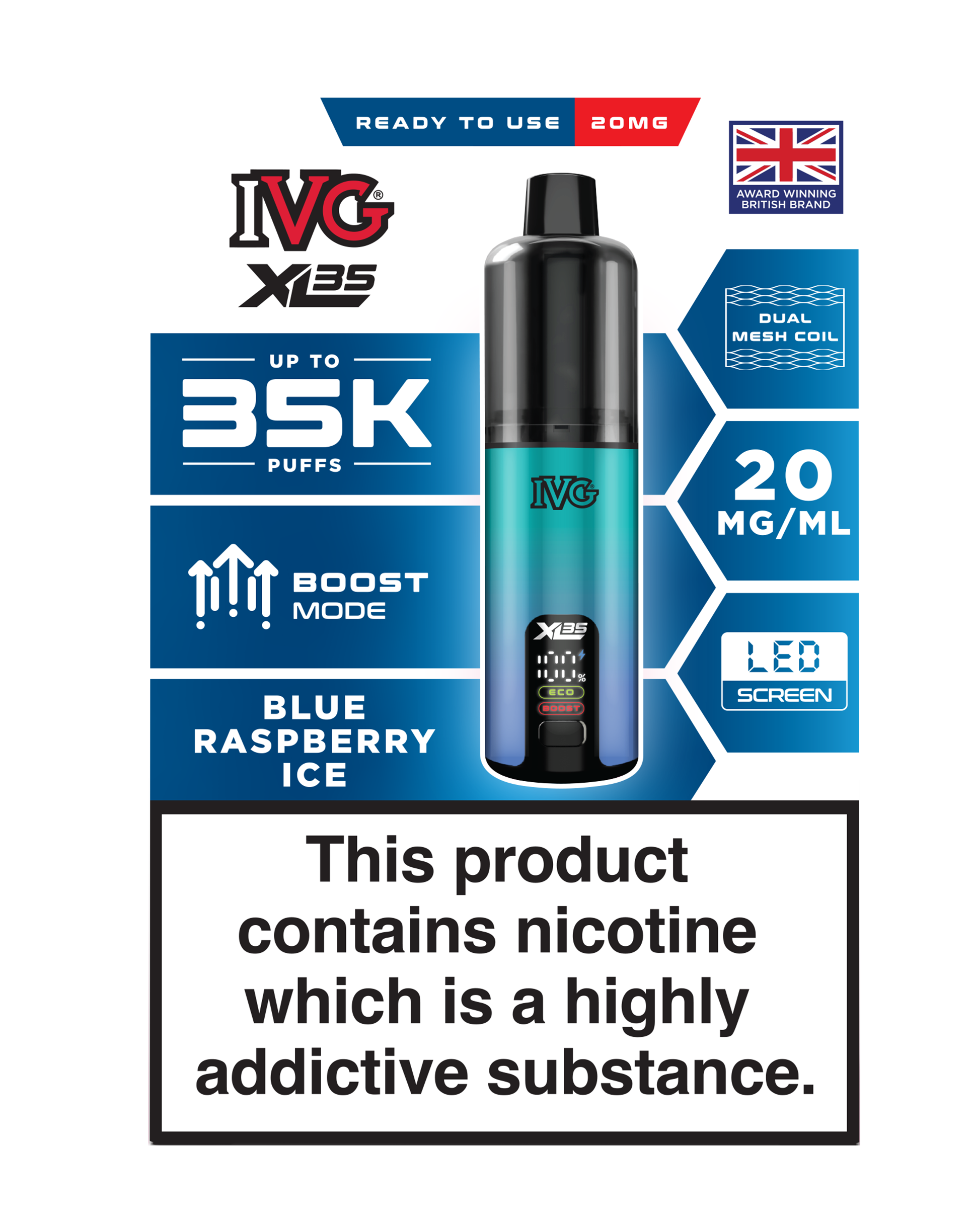 IVG XL 35K Prefilled Pod Vape (Pack of 5)