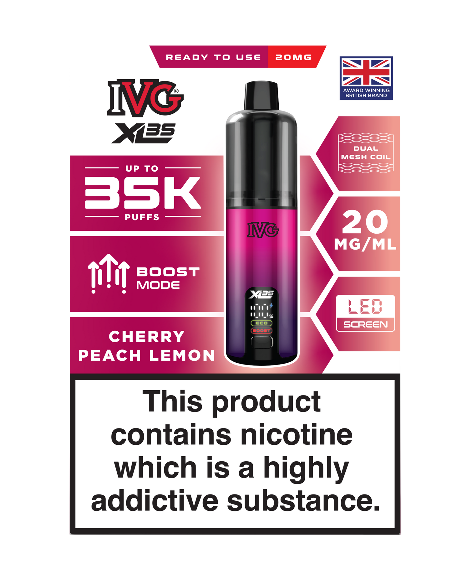 IVG XL 35K Prefilled Pod Vape (Pack of 5)