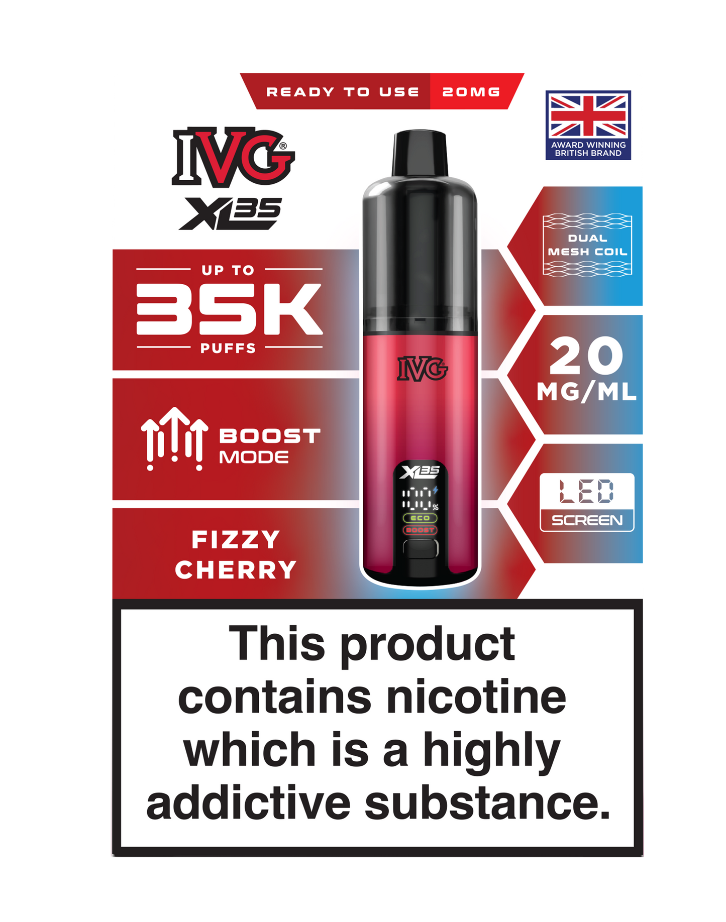 IVG XL 35K Prefilled Pod Vape (Pack of 5)