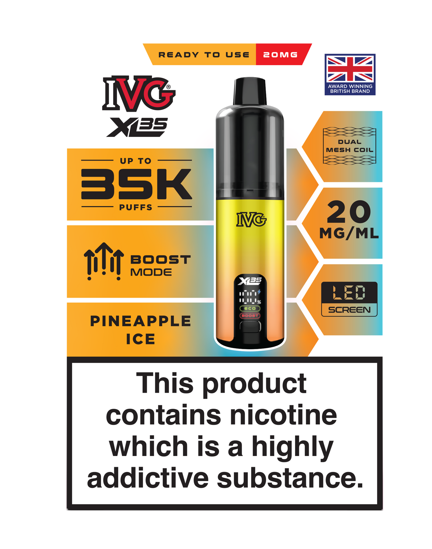 IVG XL 35K Prefilled Pod Vape (Pack of 5)
