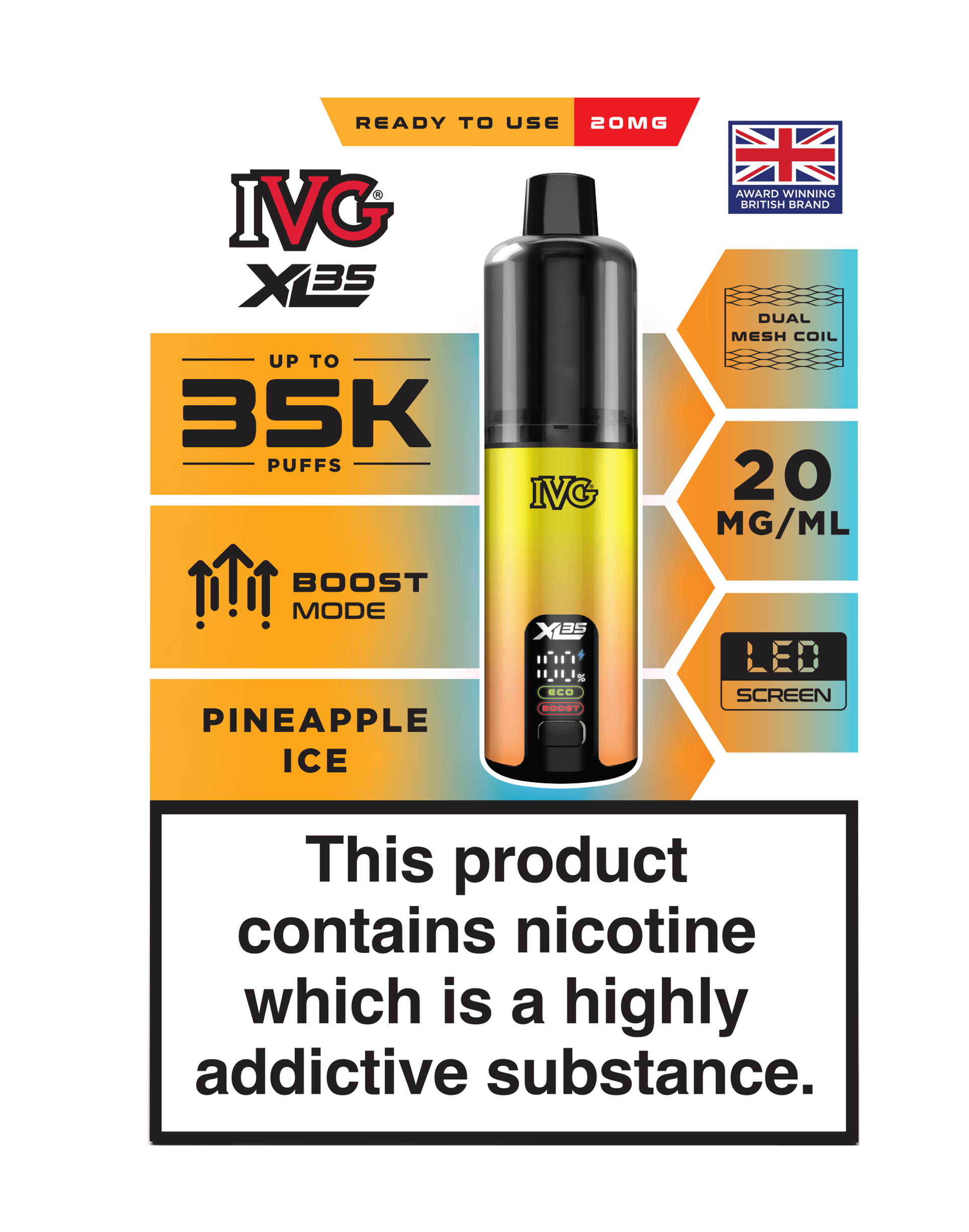 IVG XL 35K Prefilled Pod Vape (Pack of 5)