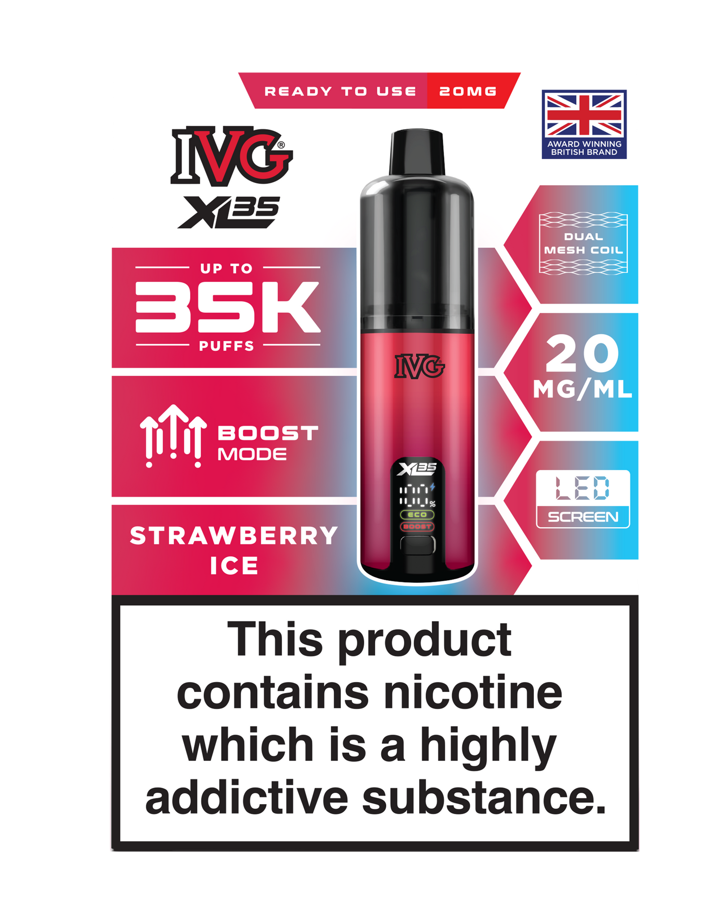 IVG XL 35K Prefilled Pod Vape (Pack of 5)