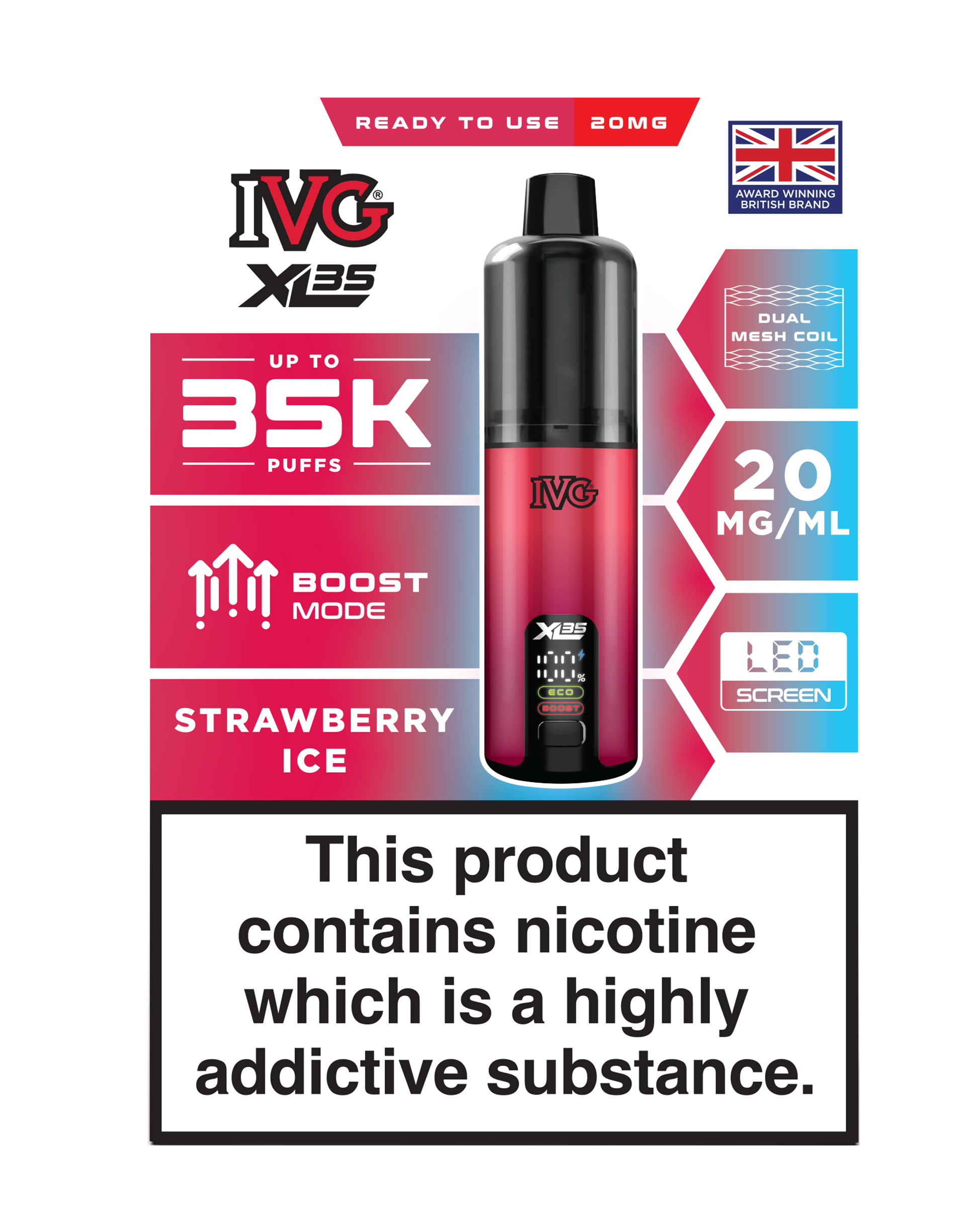 IVG XL 35K Prefilled Pod Vape (Pack of 5)