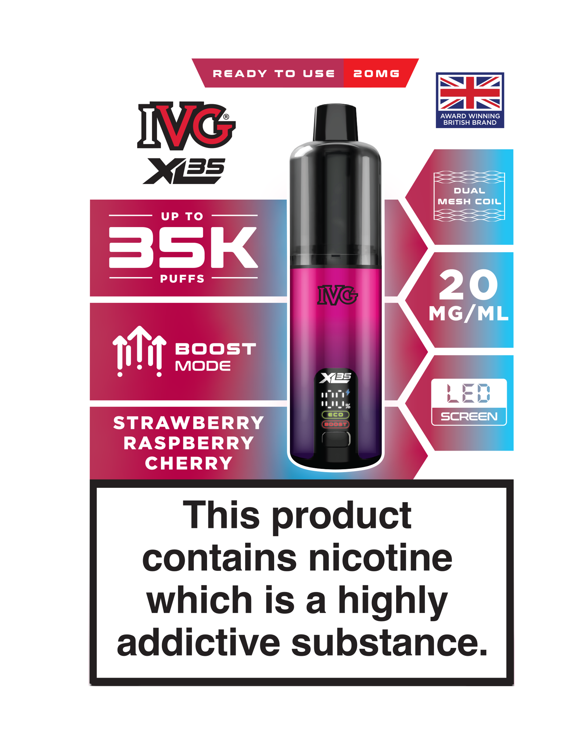 IVG XL 35K Prefilled Pod Vape (Pack of 5)