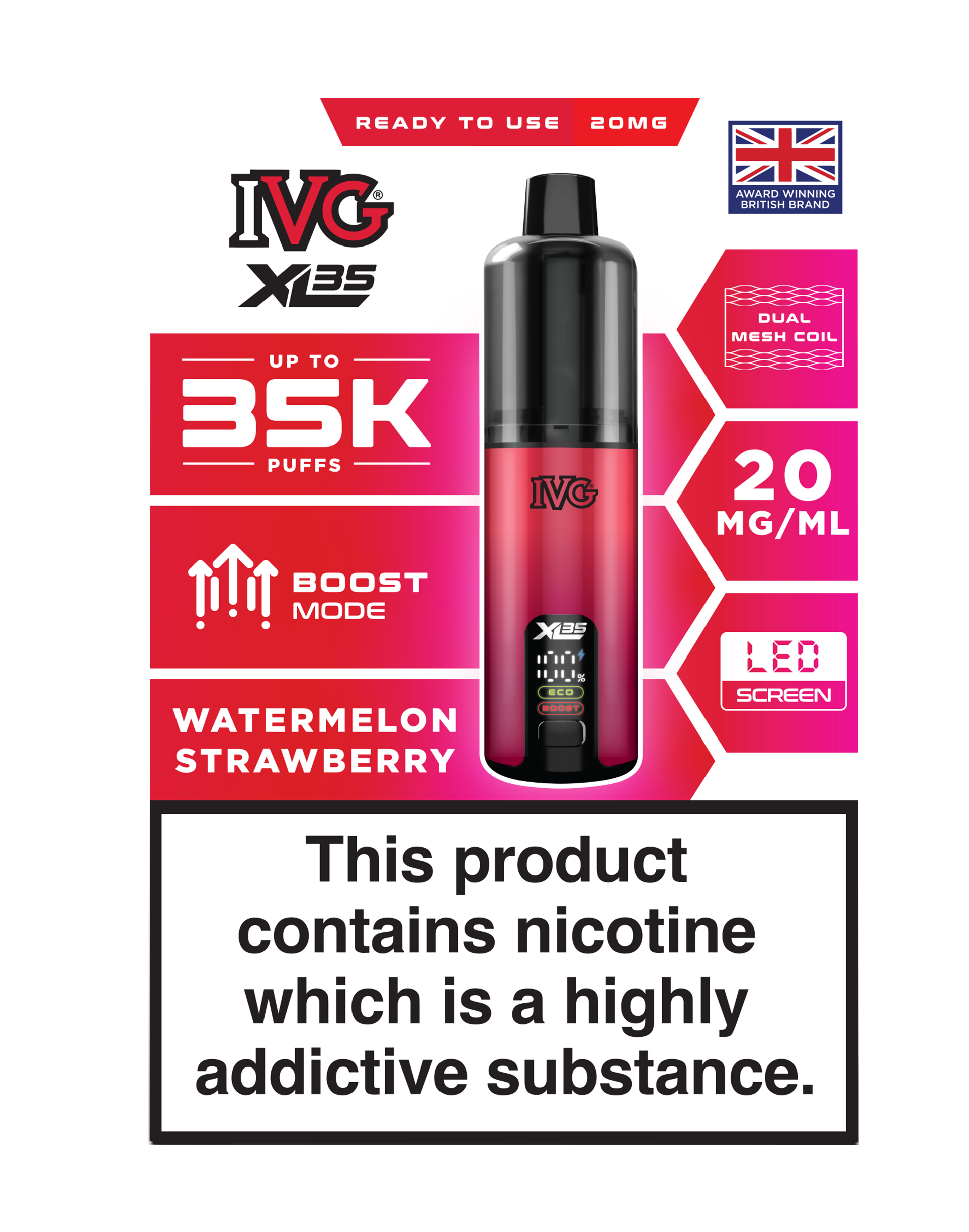 IVG XL 35K Prefilled Pod Vape (Pack of 5)