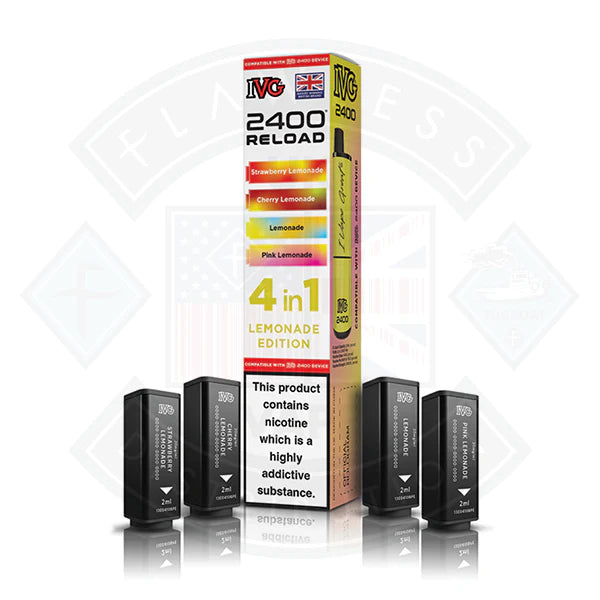 Buy IVG 2400 Reload 4in1 Prefilled Pods Lemonade Edition