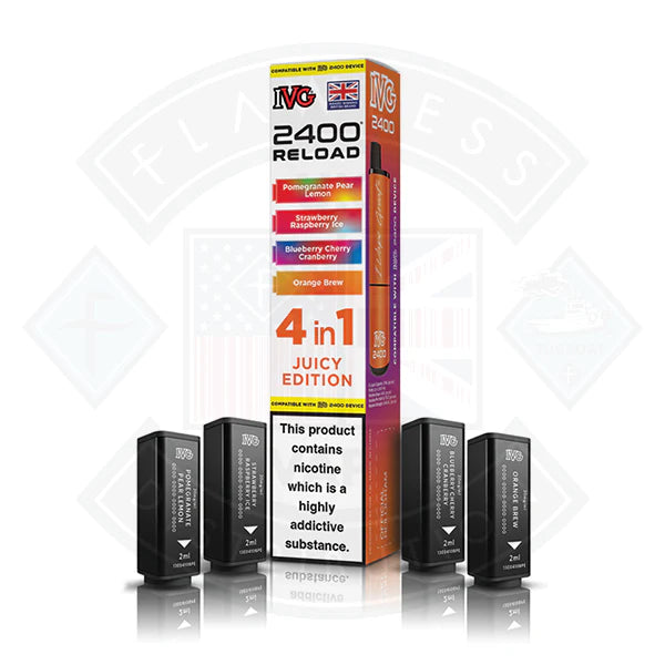 Buy IVG 2400 Reload 4in1 Prefilled Pods Juicy Edition
