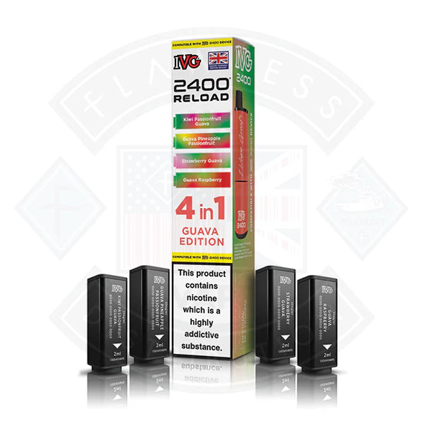 Buy IVG 2400 Reload 4in1 Prefilled Pods Guava Edition