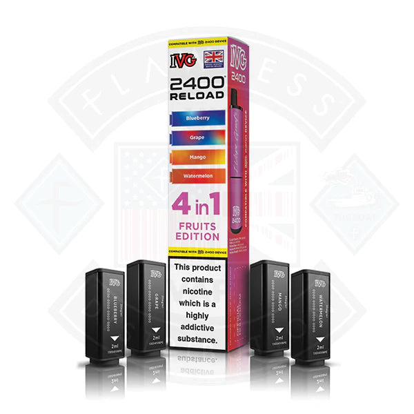 Buy IVG 2400 Reload 4in1 Prefilled Pods Fruits Edition