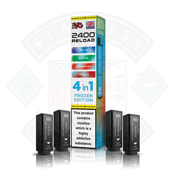 Buy IVG 2400 Reload 4in1 Prefilled Pods Frozen Edition