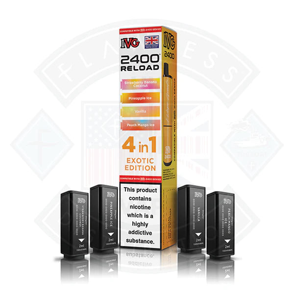Buy IVG 2400 Reload 4in1 Prefilled Pods Fizzy Edition