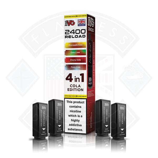 Buy IVG 2400 Reload 4in1 Prefilled Pods Exotic Edition